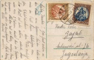 1923 Pécs, Nádor szálloda, Stern Mór bazár, Singer varrógépek részvénytársaság, üzlete, lovashintók ...