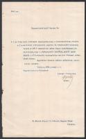 1909 Kalocsa, Városy Gyula kalocsai érsek aláírt levele