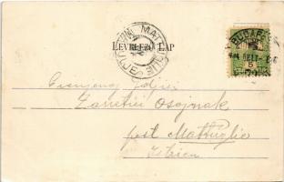 1904 Budapest V. Szabadság tér, villamos. Divald Károly 63