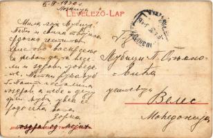 1920 Pécs, M. kir. postahivatal (fl)