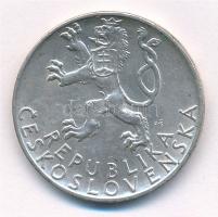 Csehszlovákia 1947. 50K Ag "Szlovák felkelés" T:1-,2 Czechoslovakia 1947. 50 Korun Ag &quo...