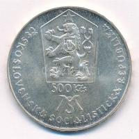 Csehszlovákia 1988. 500K Ag "A Matica Slovenská Intézet 125. évfordulója" T:1,1- 
Czechos...