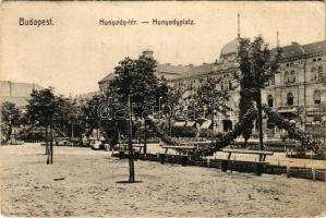 1907 Budapest VI. Hunyadi tér, Háztartási nagy raktár üzlet (EB)