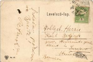 1907 Budapest VI. Hunyadi tér, Háztartási nagy raktár üzlet (EB)