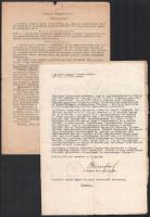 cca 1930-1960 Miskolc, törvényszéki bíró vegyes iratai