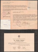 cca 1930-1960 Miskolc, törvényszéki bíró vegyes iratai