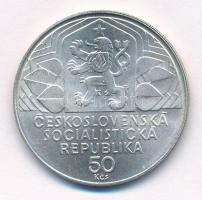 Csehszlovákia 1979. 50K Ag "A 9. Kongresszus 30. évfordulója" T:1- Czechoslovakia 1979. 50...