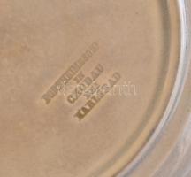 Portheim & Sohn, Chodau. Fajansz tányér. Máz alatti kék festéssel, jelzett, hibátlan d:20 cm