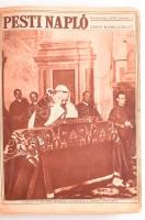 1930 A Pesti Napló c. újság teljes évfolyama bekötve, sérült egészvászon kötésben