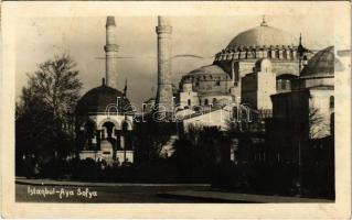 1941 Constantinople, Istanbul; Aya Sofya / Hagia Sophia. photo (fl)