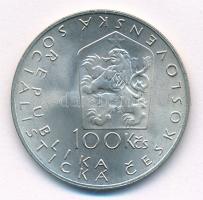 Csehszlovákia 1984. 100K Ag "Jan Neruda születésének 150. évfordulója" T:1- 
Czechoslovak...