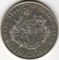 1844B. 20Kr ezüst T:3