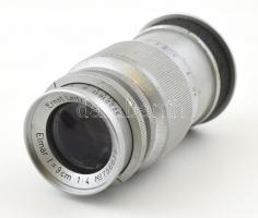 Ernst Leitz Wetzlar Elmar 1:4. f:9 cm objektív Leica kamerához bőr tokkal