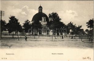 1906 Komárom, Komárnó; Rozália templom / church