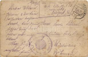 1916 Osztrák-magyar katonák kutyával / WWI Austro-Hungarian K.u.K. military, soldiers with dog. phot...