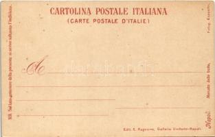 Napoli, Naples; Mercato delle frutta / Italian folklore, Fruit market