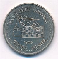 Örményország 1996. 100D Cu-Ni 32. Sakkolimpia - Jereván T:1 Armenia 1996. 100 Dram Cu-Ni XXXII Chess Olympiad in Yerevan C:UNC Krause KM#69