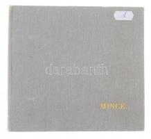 180db vegyes külföldi fémpénz kisalakú gyűrűs berakóba rendezve, közte Bosznia, Belgium, Finnország ...