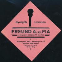 1929 Számozott tribünjegy az Országos Lovasünnepségre, hátoldalán reklámmal