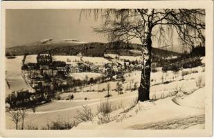 Gräfenberg, Wintersportplatz, Winter im Altvatergebirge / holiday resort, winter sport