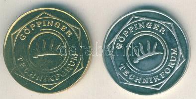 NSZK DN "Göppingeni fesztivál-látkép" ffém + aranyozott változat T:BU