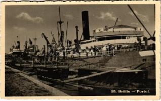 Braila, Portul / port, steamship