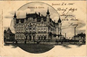 1905 Bucharest, Bukarest, Bucuresti, Bucuresci; Ministerul de Externe / Foreign Ministry, street view. Editura Ad. Maier & D. Stern (EK)