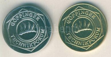 NSZK 1993. "Göppingeni fesztivál-Stiftkirche" ffém + aranyozott változat T:BU