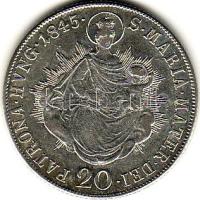 1845B. 20Kr ezüst T:3