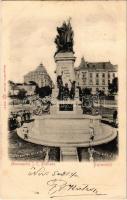 1904 Bucharest, Bukarest, Bucuresti, Bucuresci; Monumentul J. C. Bratianu / monument. Stengel & Co. (EK)