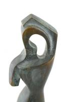 Alexander Archipenko (1887 - 1964): Fésülködő nő. Patinázott bronz. Jelzett: 7/5 Archipenko 1915. (U...