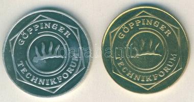 NSZK 1992. "Göppingeni fesztivál-Főiskola" ffém + aranyozott változat T:BU