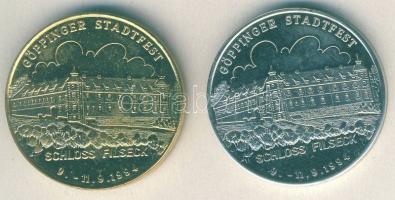 NSZK 1994. "Göppingeni fesztivál-Filseck-i kastély" ffém + aranyozott változat T:BU