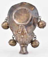 Ezüst (Ag) gyermekfejes csengő 20,4 g Jelzett 7 cm