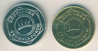 NSZK 1987. "Göppingeni fesztivál-Storchen" ffém + aranyozott változat T:BU