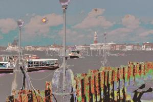 Tobischka Gabriella: Velencei táj. Művészfotó. 28x43cm