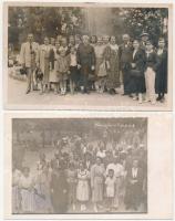 1936-37 Hévíz - 2 db régi fotólap / 2 pre-1945 photo postcards (Ring Foto)