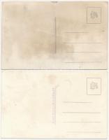 1936-37 Hévíz - 2 db régi fotólap / 2 pre-1945 photo postcards (Ring Foto)
