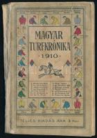 1910 Magyar Turfkrónika - 9 hiányzó lappal, viseltes állapotban
