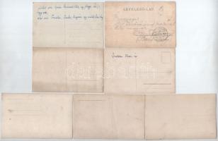 Újlót, Maly Lot, Velké Lovce; - 13 db régi fotó képeslap / 13 pre-1945 photo postcards