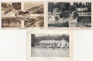 Balatonvilágos - 3 db régi képeslap / 3 pre-1945 postcards