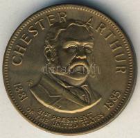 USA DN "Egyesült Államok elnökei-Chester Arthur" emlékérem T:2