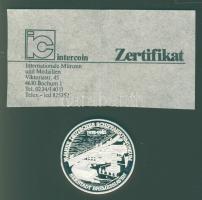 NSZK 1985. "Bremenhaven-10 éves a Hajózási Múzeum-Oldtimer-flotta" Ag emlékérem, 15g T:PP ...