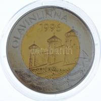 Finnország 1996. 5E bimetál "Olavinlinna" műanyag kapszulában T:1 
Finland 1996. 5 Euro b...
