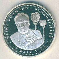 NSZK 1993. "Heinz Rühmann színész" Ag emlékérem 15g T:PP