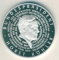 NSZK 2005. "Horst Köhler államfő" Ag emlékérem 20g T:PP