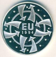 NSZK 1994. "EU" Ag emlékérem 15g T:PP