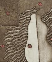 Deim Pál (1932-2016): Tisztítótűzben, 1994. Rézkarc, papír, jelzett, számozott: 10/45. 15,5×17 cm