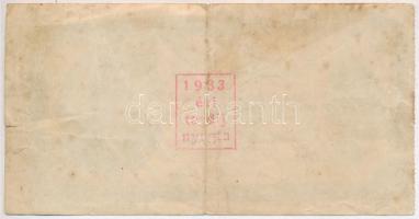 Budapest 1930. "Revíziós Pengő" arcképes változat, kitöltött, hátoldalán felülbélyegzés T:...