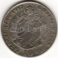 1847B 10Kr ezüst  T:4